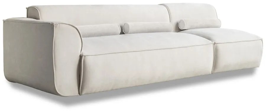 Biały szezlong modułowy (lewostronny) Flex Felix – Miuform