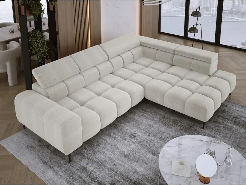 Narożnik PLAZA L Lewostronny w tkaninie EDEN 01 WERSAL