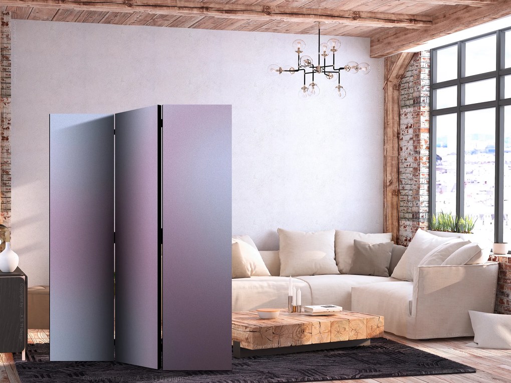 Parawan jednostronny Tła i desenie 135x172 cm 3-częściowy różowy ARTGEIST B