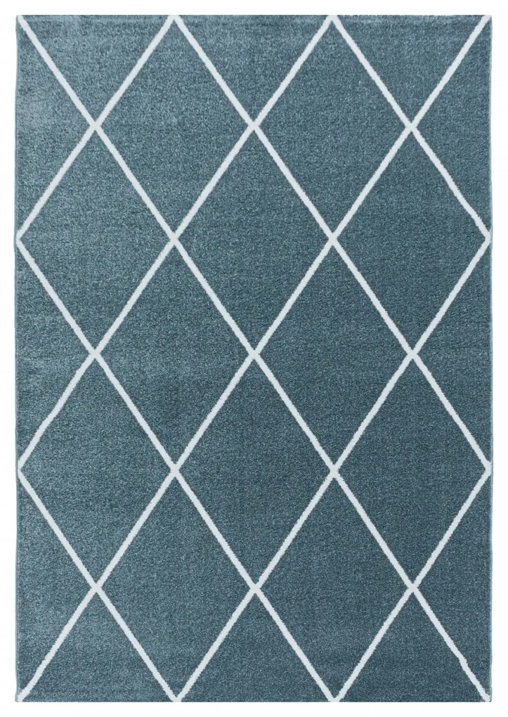 Dywan nowoczesny Rio romby niebieski 200 cm x 290  cm