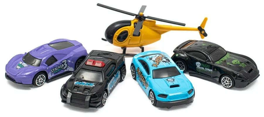 Baby Mix Garage dla dzieci z helikopterem, 60 x 33x 29 cm