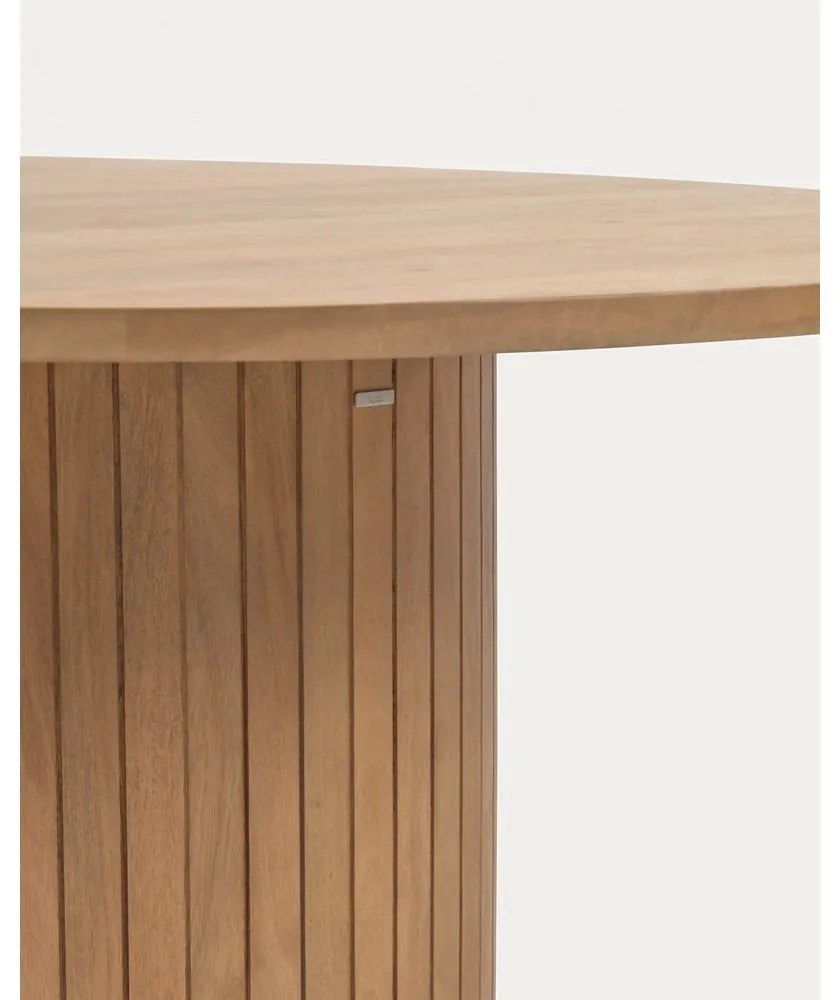 Okrągły stół z litego drewna mango ø 120 cm Licia – Kave Home