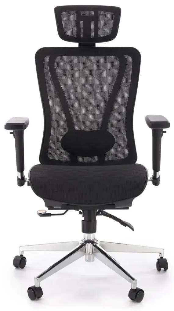 Fotel biurowy VIXEN czarny ergonomiczny HALMAR
