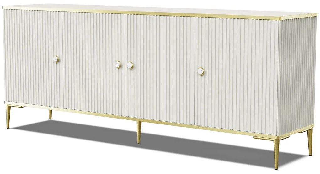 Lamelowa komoda cashmere - Olbia 3X