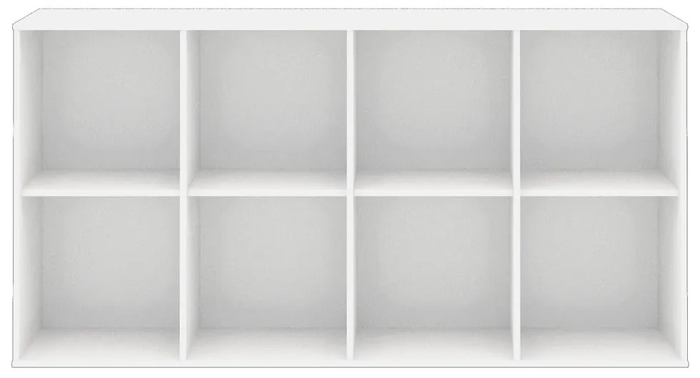 Biały modułowy system półek 136x69 cm Mistral Kubus – Hammel Furniture