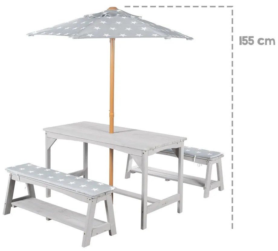 Dziecięcy zestaw ogrodowy 4 szt. Outdoor+ – Roba