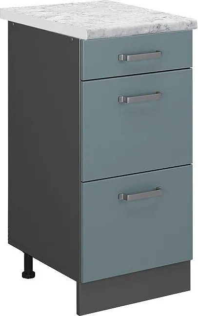 Szafka dolna do kuchni niebiesko-szary 40x60x81.6 r-line