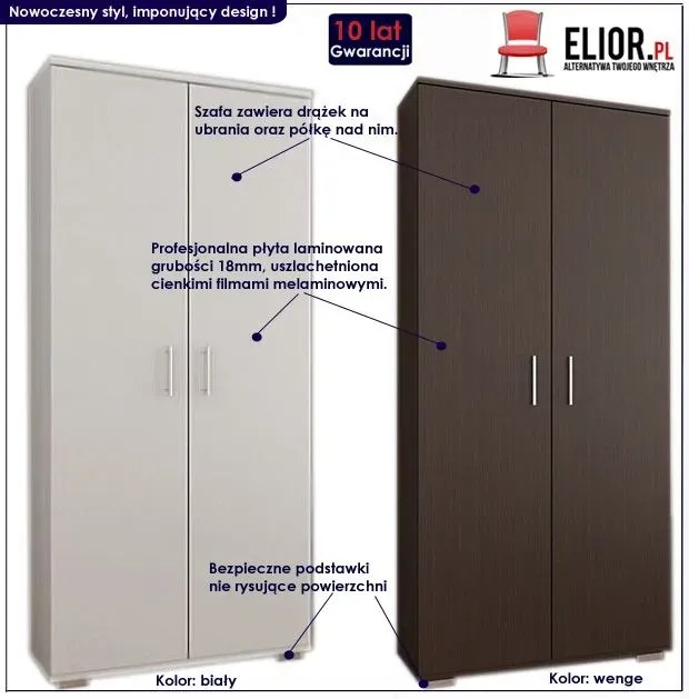 Szafa na ubrania 80 cm S1-M67