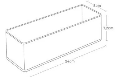 Plastikowe organizery do szuflady zestaw 2 szt. Tower – YAMAZAKI
