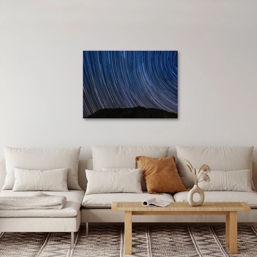 Obraz nocnych gwiazd i nieba (70x50 cm)