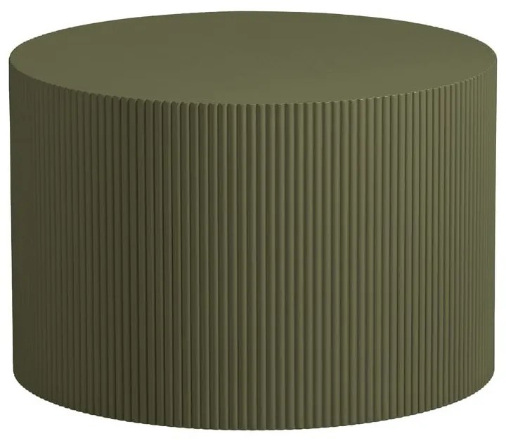 Okrągły stolik w kolorze khaki ø 60 cm Sanne – WOOOD
