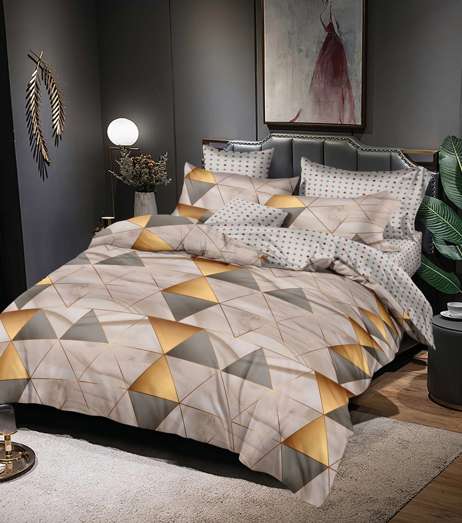 PrzytulneMieszkanie.pl PrzytulneMieszkanie.pl Pościel z mikroflanelu SAMSON beżowa