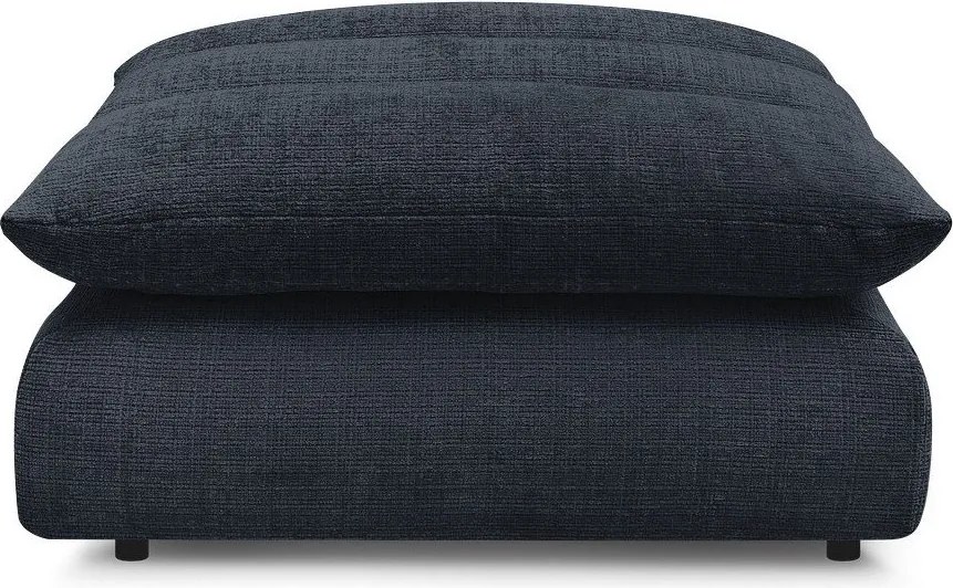 Ciemnoniebieski podnóżek z tkaniny szenilowej Neil – Bobochic Paris