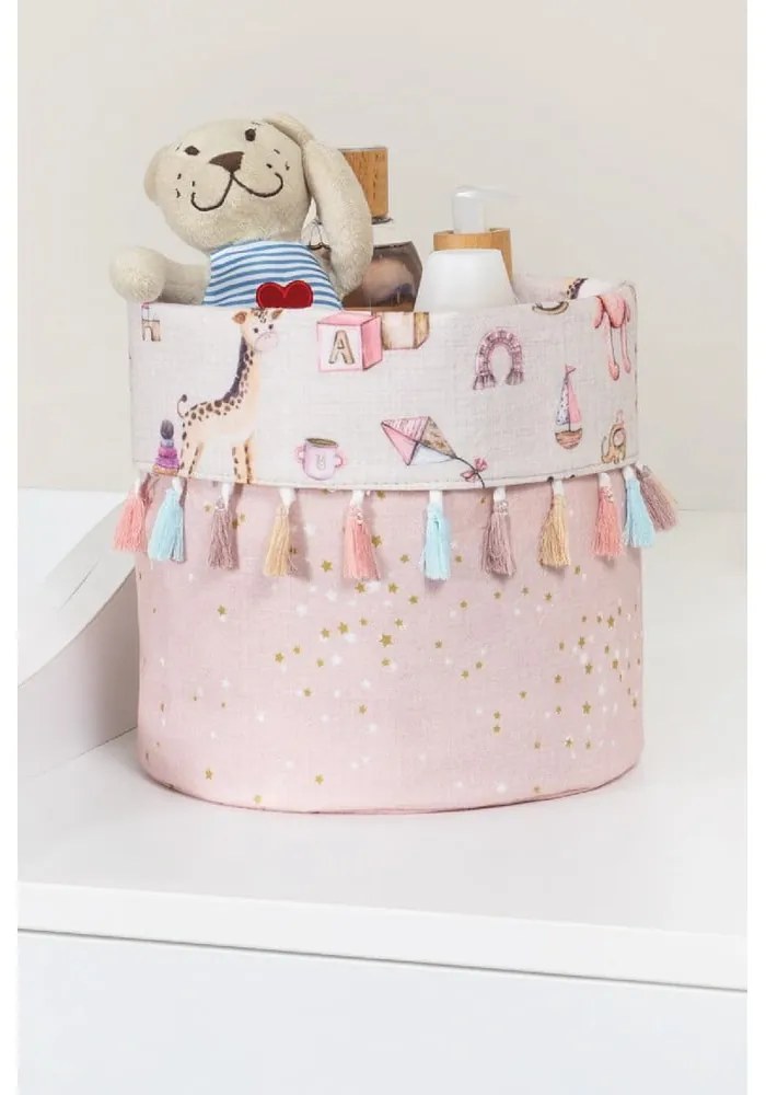 Tekstylny dziecięcy kosz na zabawki – Mioli Decor