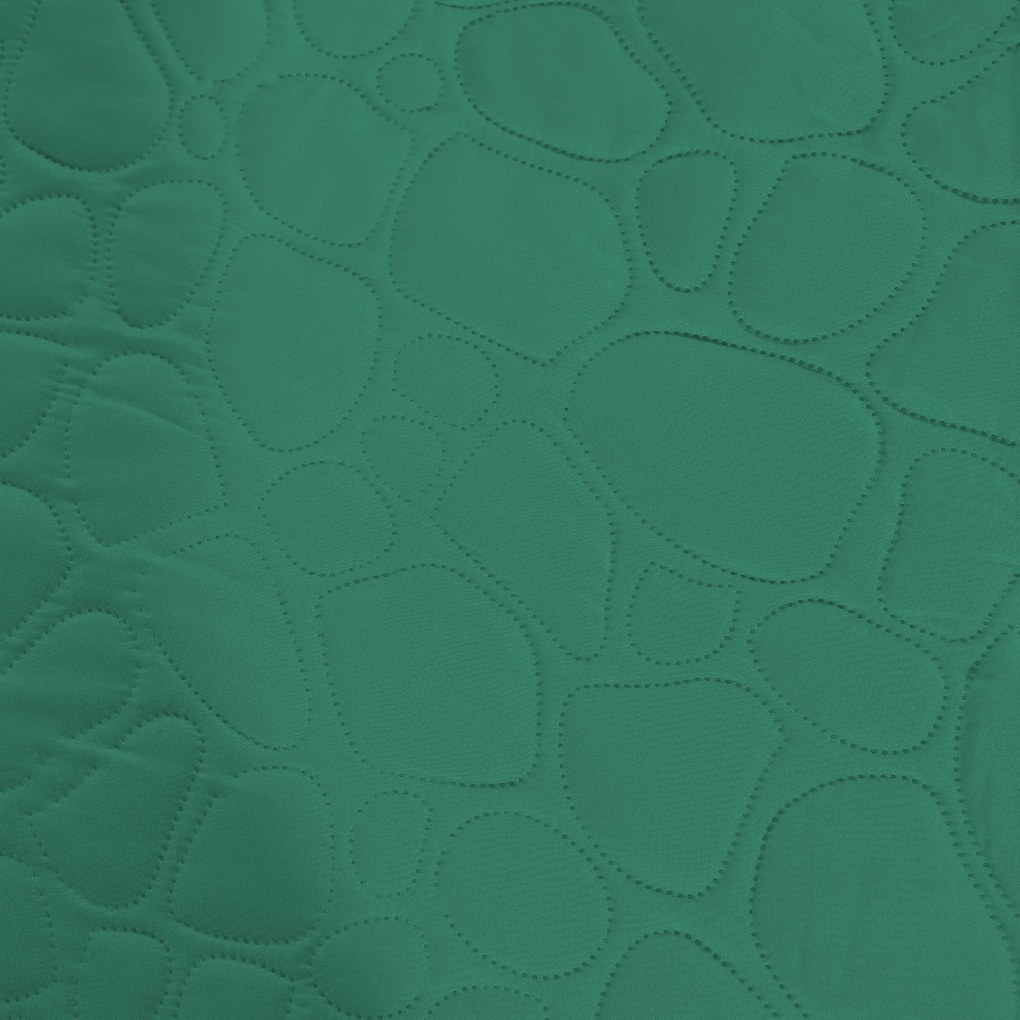 Zielona narzuta na łóżko STONE Rozmiar: 170 x 210 cm