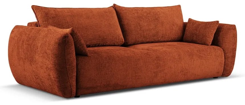 Pomarańczowa sofa 240 cm Matera – Cosmopolitan Design