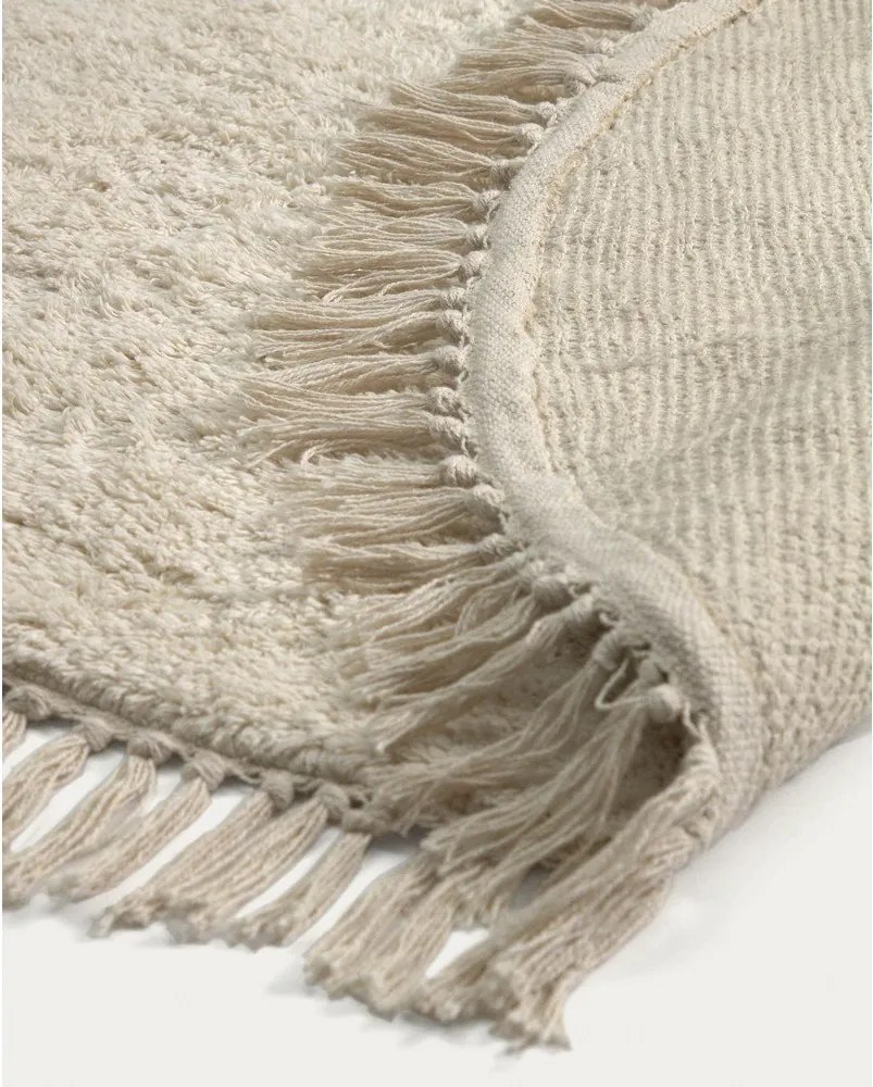 Kremowy bawełniany dywan dziecięcy ø100 cm Orwen – Kave Home