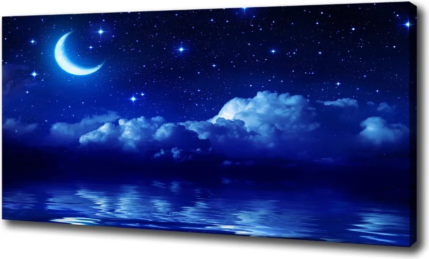 Foto obraz canvas Niebo nocą