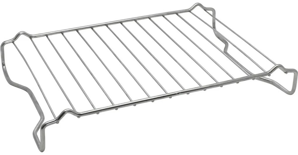 Elo 53434 Basic brytfanna ze stali nierdzewnej z rusztem do grillowania 34 x 24 x 5,5 cm