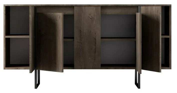 Szafka Luxe Walnut and Black