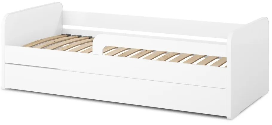 Białe łóżko dziecięce ze stelażem 80x200 cm Duuli – ELTAP