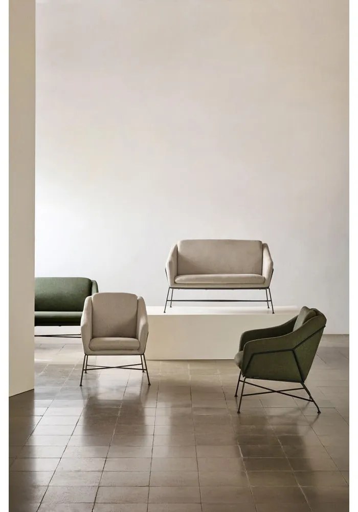 Szary fotel Brida – Kave Home