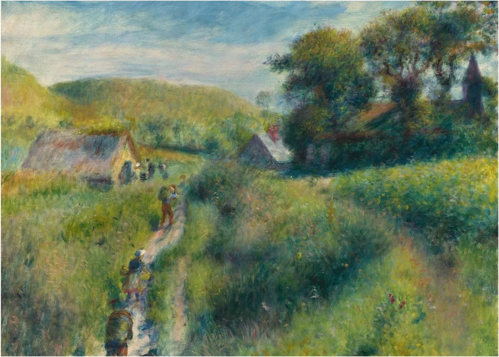 Obraz na szkle - Auguste Renoir, The Mussel Harvest, reprodukcje (70x50 cm)