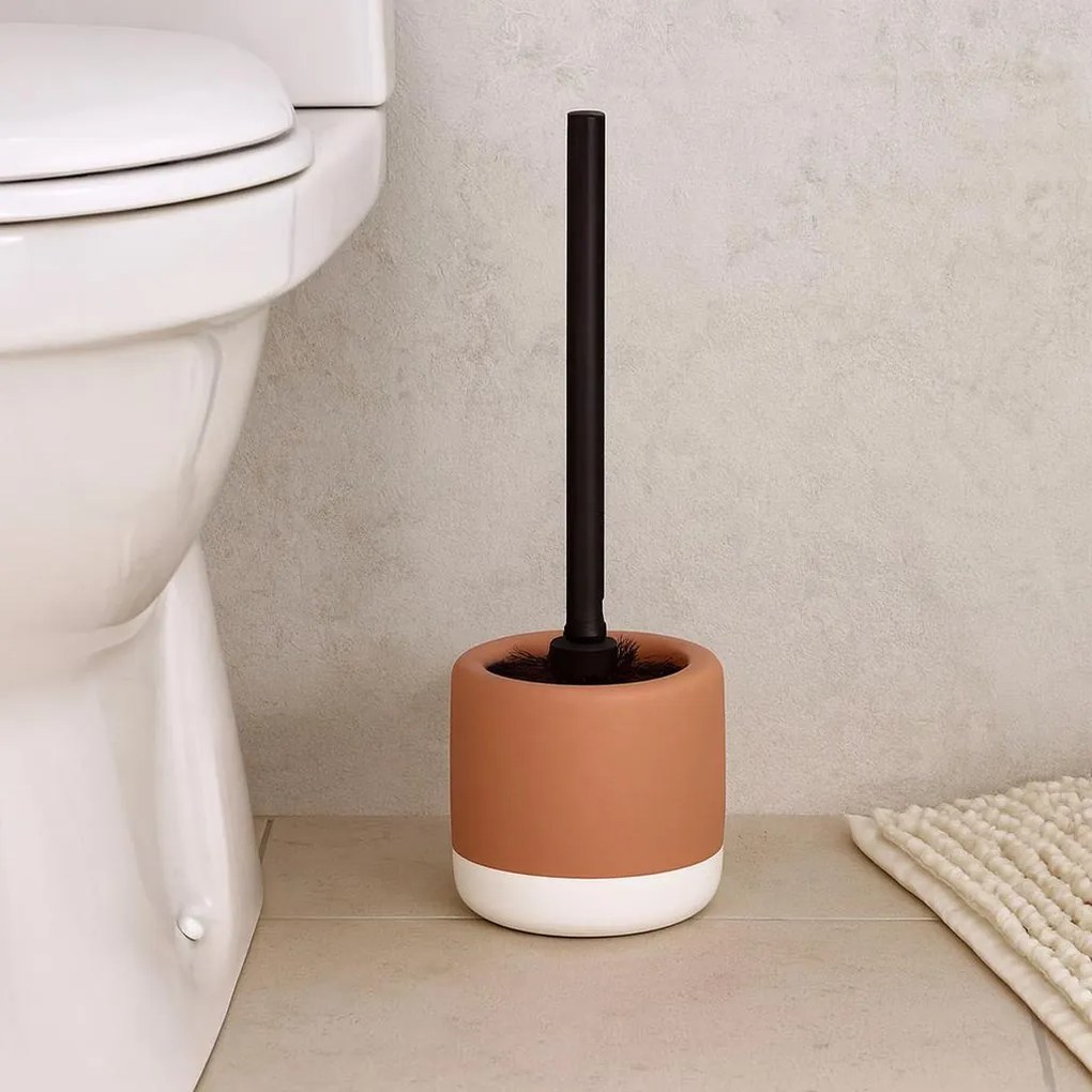Szczotka wc z ceramicznym pojemnikiem THE PASTELS, Ø 11,6 x 38 cm