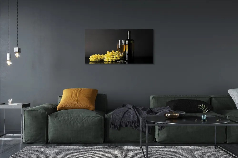 Zdjęcie na płótnie Wino W Towarzystwie Owoców