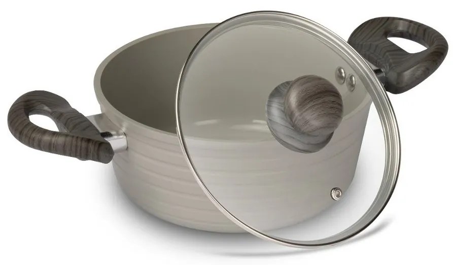 Lamart LT1266 rondel z pokrywką Stripe, średnica18 cm