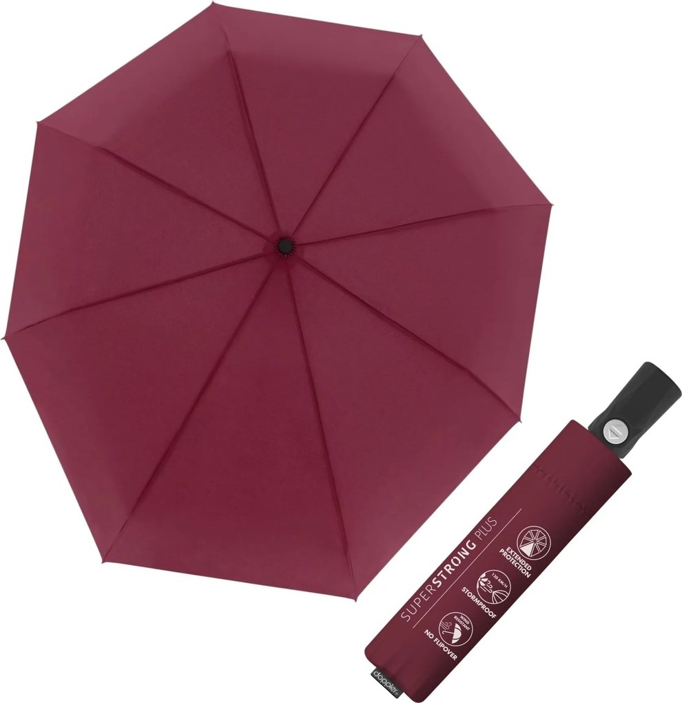 Doppler Superstrong Magic Plus Royal Berry automatyczny parasol