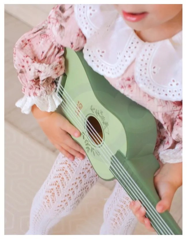 Classic world drewniana gitara vintage dla dzieci 3+