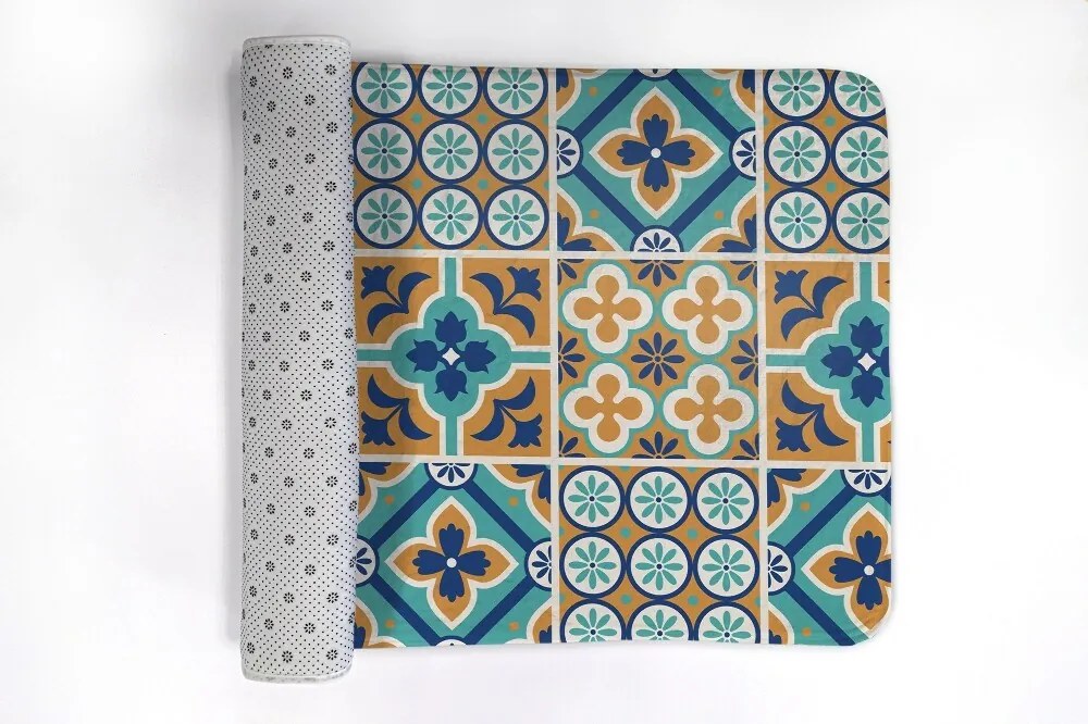 Dywanik antypoślizgowy do łazienki Dywanik antypoślizgowy do łazienki Wzory Geometryczne