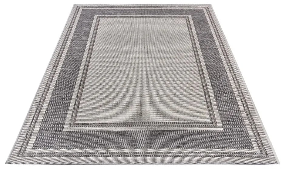 Szary dywan odpowiedni na zewnątrz 63x120 cm Clyde Cast – Hanse Home