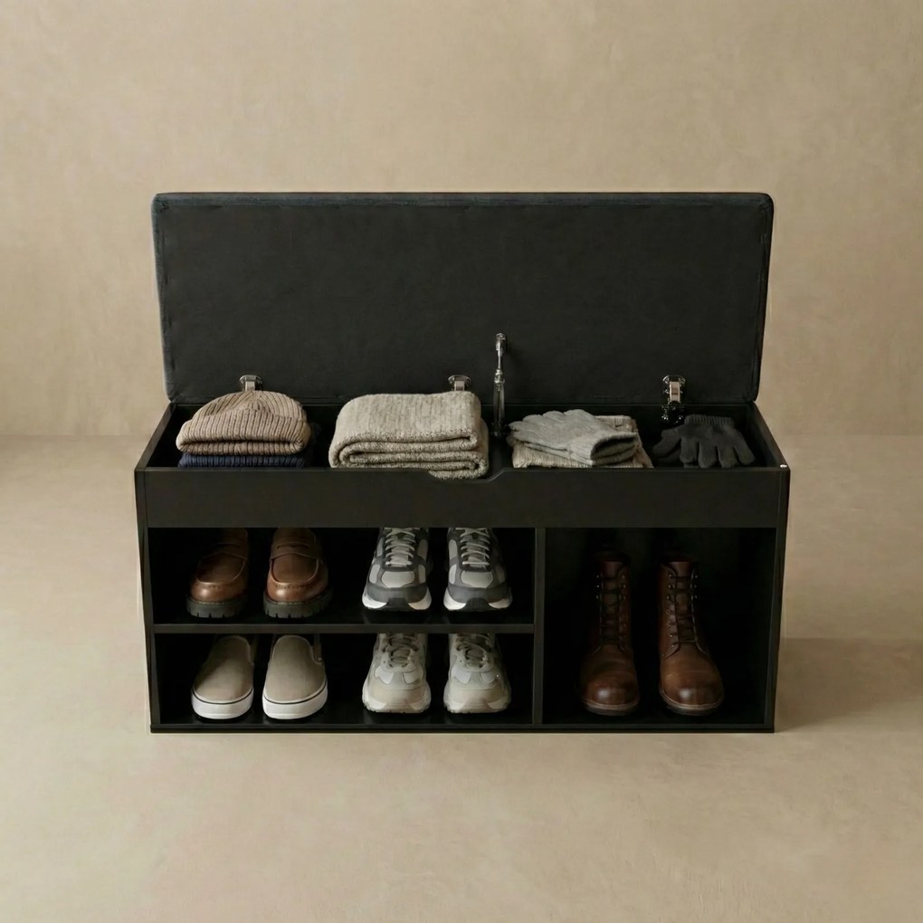 Szafka na buty z siedziskiem TRIA, 80 x 43 x 30 cm