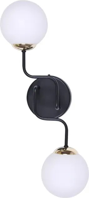 Dwupunktowy elegancki kinkiet ścienny - 2X S853 W7-D04