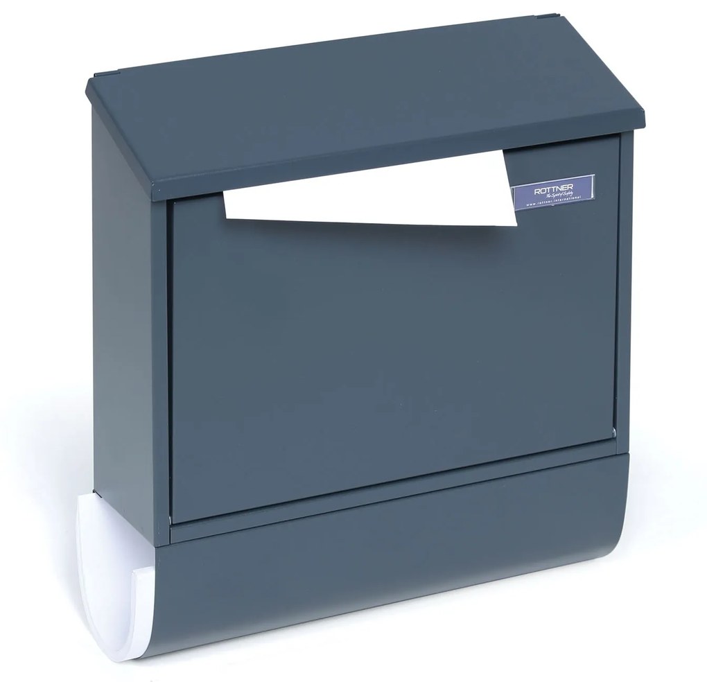 Skrzynka pocztowa na gazety i listy VILLA SPEZIAL SET, antracytowa