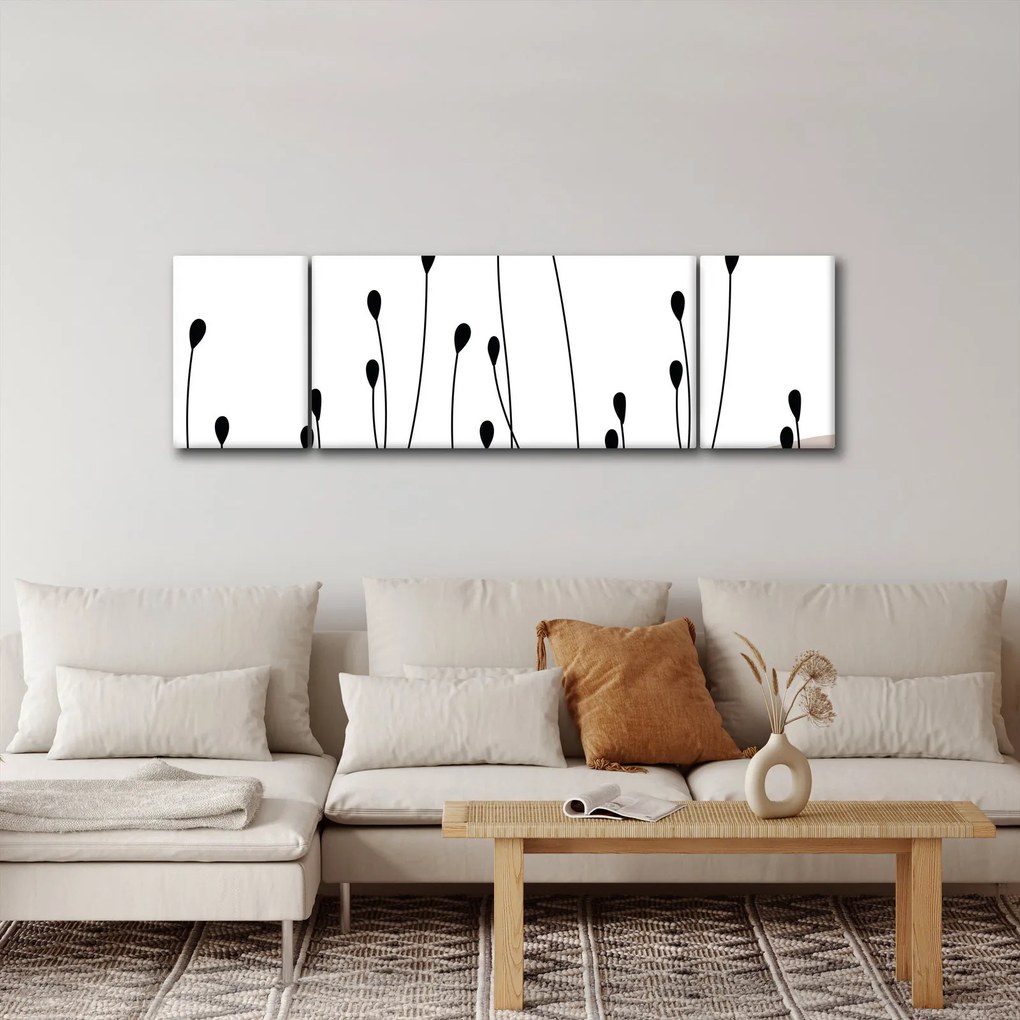 Obraz - Łąka graficzna N⁰1 (170x50 cm)