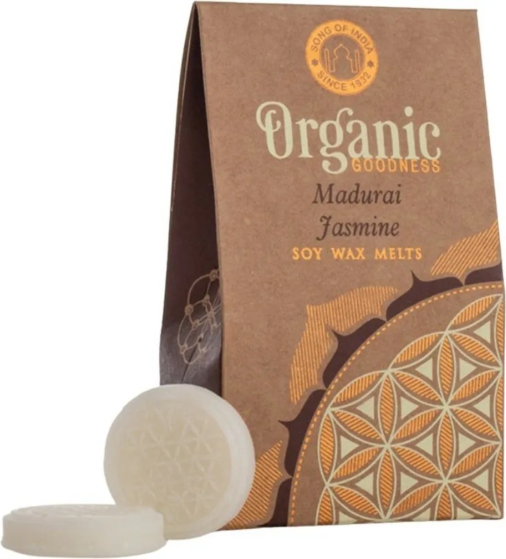 Organiczny wosk topiący się w monetach Flower of Life, Ma durai Jasmine