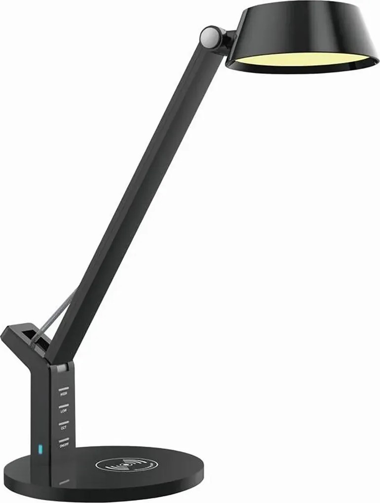 Nowoczesna dotykowa czarna lampka - A7-K37