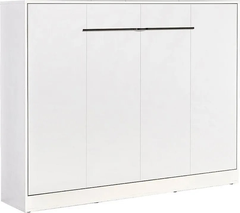 Półkotapczan poziomy Perfekt, 140x200 cm, Biały + Czarny