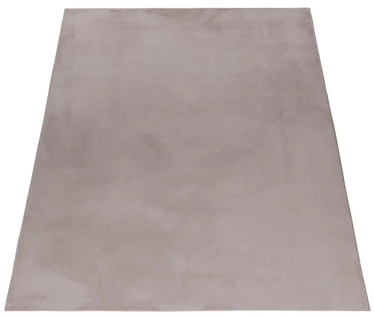 Dywan pluszowy Pouffy beżowy 160 cm x 230 cm