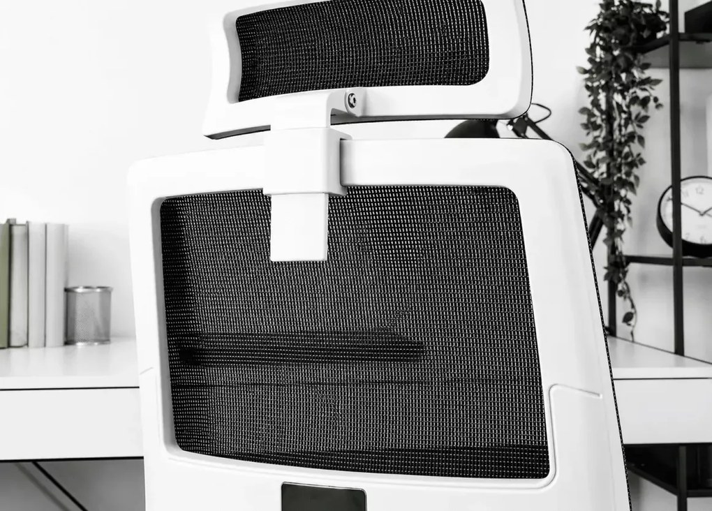 Lirunit – ergonomiczny fotel biurowy obrotowy z regulowanym zagłówkiem