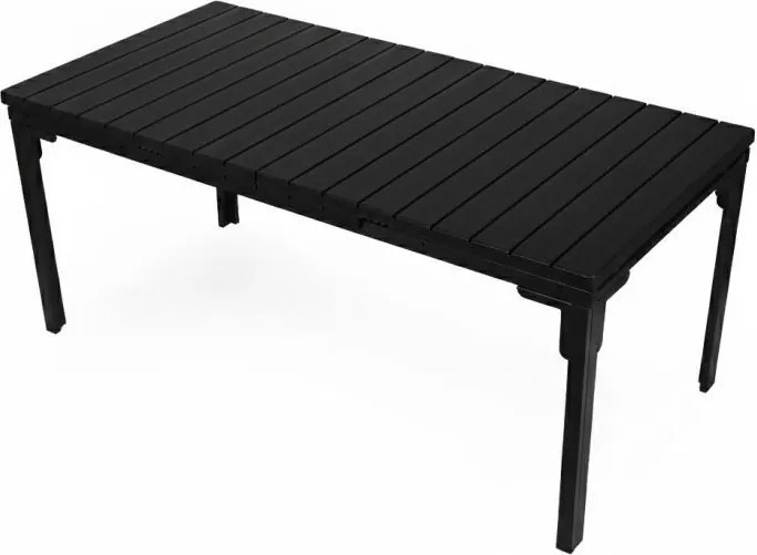Stół ogrodowy Caprila rozkładany 180-240 cm, kolor czarny