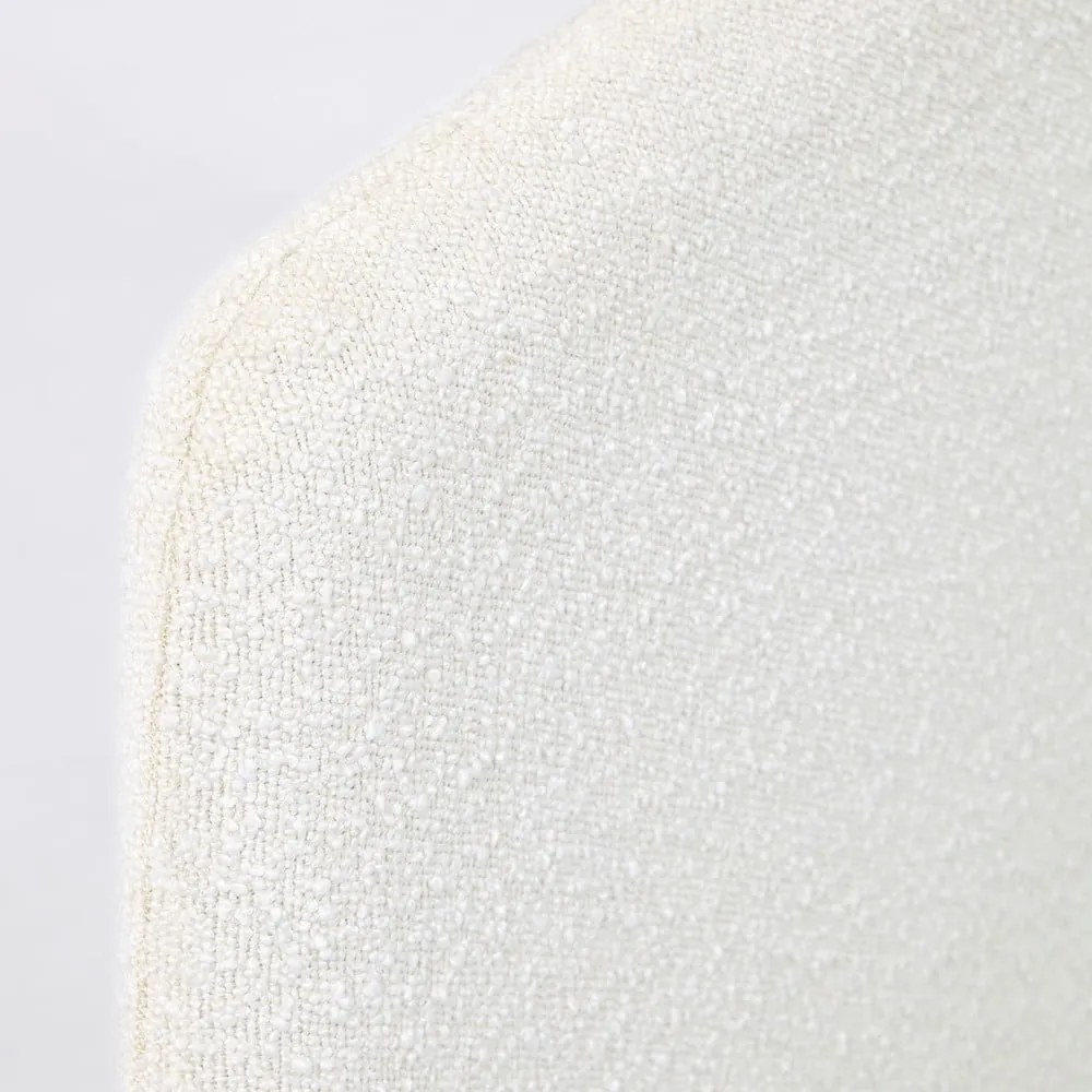 Jasnoszare łóżko dwuosobowe Kave Home Lydia, 160 x200 cm