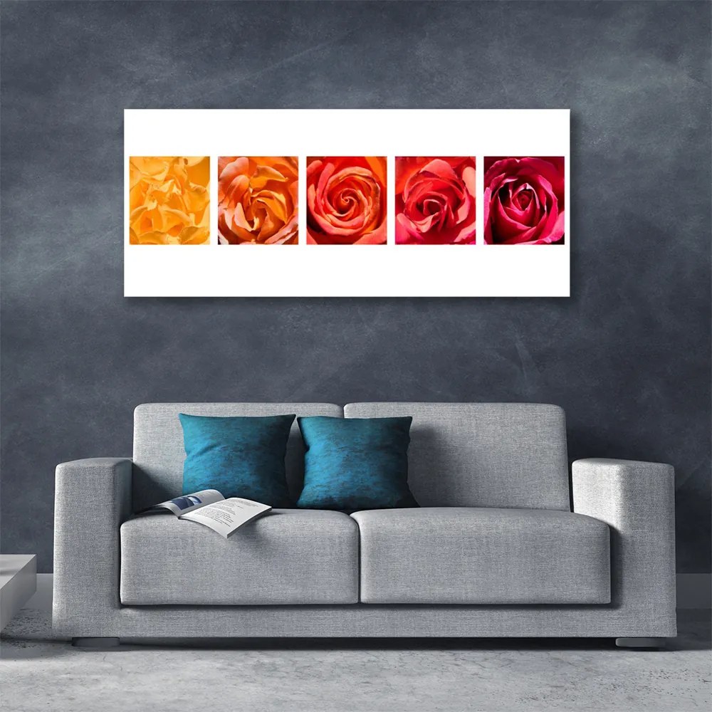 Obraz canvas Elegancja Herbacianych Róż