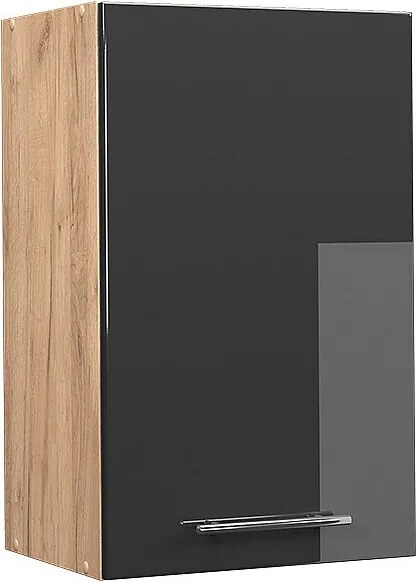 Szafka ścienna antracyt wysoki połysk 45x34.1x72 fame-line