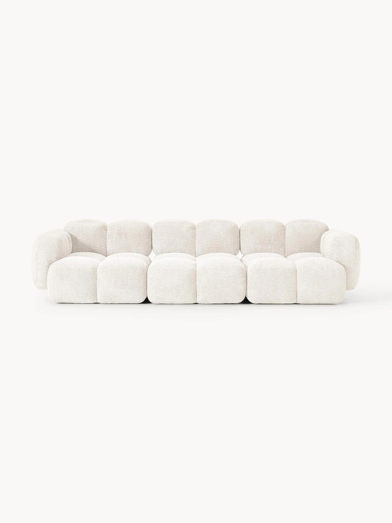 Sofa modułowa Teddy-Bouclé Tayla (3-osobowa)