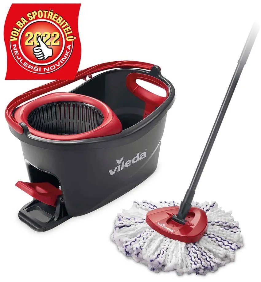 Mop rotacyjny z wiadrem Turbo 3v1 – Vileda