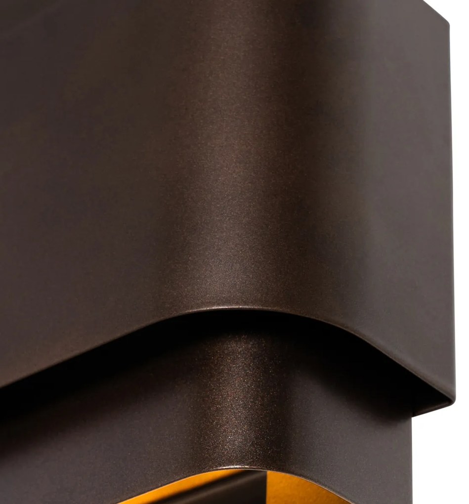 Inteligentny kinkiet ciemny brąz 2-punktowy z Zigbee G9 - Coen